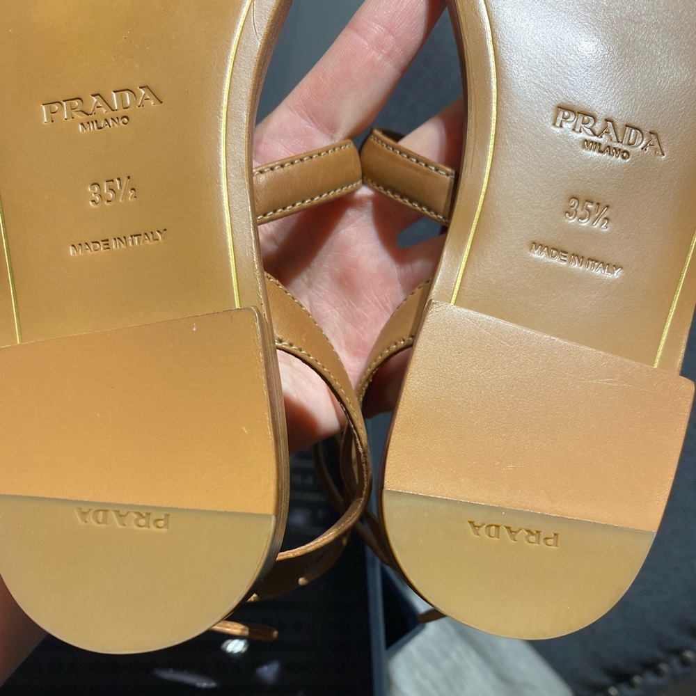 Authentic Prada brown gladiator sandals - Picture 5 of 6